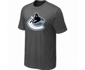 NHL Vancouver Canucks big & tall logo T-shirt dk grey