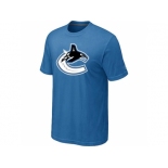 NHL Vancouver Canucks big & tall logo T-shirt light blue