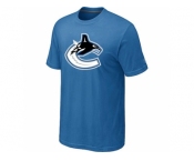 NHL Vancouver Canucks big & tall logo T-shirt light blue