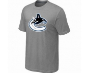 NHL Vancouver Canucks big & tall logo T-shirt light grey