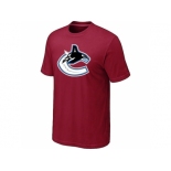 NHL Vancouver Canucks big & tall logo T-shirt red