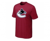 NHL Vancouver Canucks big & tall logo T-shirt red