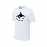 NHL Vancouver Canucks big & tall logo T-shirt white