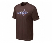 NHL Washington Capitals Big & Tall Logo Brown T-Shirt