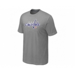 NHL Washington Capitals Big & Tall Logo L.Grey T-Shirt