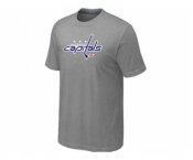 NHL Washington Capitals Big & Tall Logo L.Grey T-Shirt