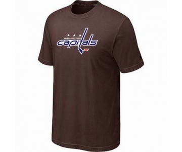 NHL Washington Capitals big & tall logo T-shirt brown