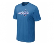 NHL Washington Capitals big & tall logo T-shirt light blue