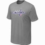 NHL Washington Capitals big & tall logo T-shirt light grey