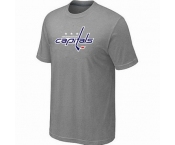 NHL Washington Capitals big & tall logo T-shirt light grey