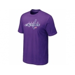 NHL Washington Capitals big & tall logo T-shirt purple