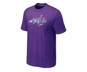 NHL Washington Capitals big & tall logo T-shirt purple