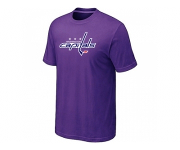 NHL Washington Capitals big & tall logo T-shirt purple