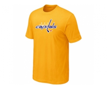 NHL Washington Capitals big & tall logo T-shirt yellow