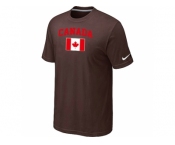 Nike 2014 Olympics Canada Flag Collection Locker Room T-Shirt Brown