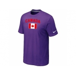 Nike 2014 Olympics Canada Flag Collection Locker Room T-Shirt Purple