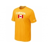 Nike 2014 Olympics Canada Flag Collection Locker Room T-Shirt Yellow