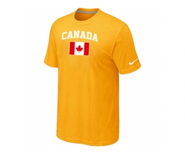 Nike 2014 Olympics Canada Flag Collection Locker Room T-Shirt Yellow