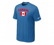 Nike 2014 Olympics Canada Flag Collection Locker Room T-Shirt light Blue