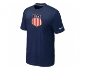 Nike Team USA Hockey Winter Olympics KO Collection Locker Room T-Shirt D.Blue