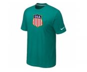 Nike Team USA Hockey Winter Olympics KO Collection Locker Room T-Shirt Green