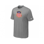 Nike Team USA Hockey Winter Olympics KO Collection Locker Room T-Shirt L.Grey