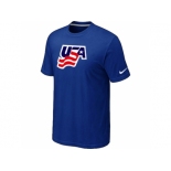 Nike USA Graphic Legend Performance Collection Locker Room T-Shirt Blue