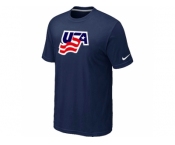 Nike USA Graphic Legend Performance Collection Locker Room T-Shirt D.Blue