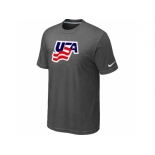 Nike USA Graphic Legend Performance Collection Locker Room T-Shirt D.Grey