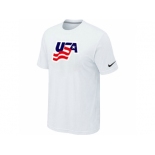 Nike USA Graphic Legend Performance Collection Locker Room T-Shirt White