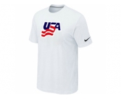 Nike USA Graphic Legend Performance Collection Locker Room T-Shirt White