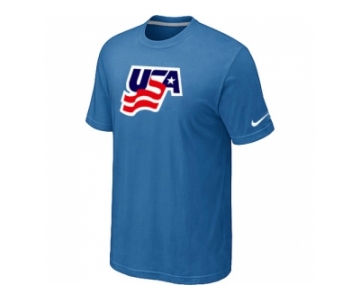 Nike USA Graphic Legend Performance Collection Locker Room T-Shirt light Blue