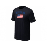 USA Olympics USA Flag Collection Locker Room T-Shirt Black