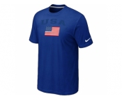 USA Olympics USA Flag Collection Locker Room T-Shirt Blue