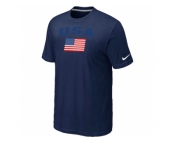 USA Olympics USA Flag Collection Locker Room T-Shirt D.Blue