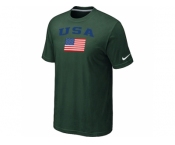 USA Olympics USA Flag Collection Locker Room T-Shirt D.Green