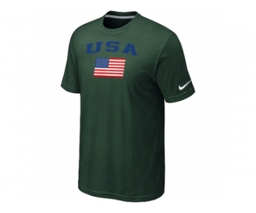 USA Olympics USA Flag Collection Locker Room T-Shirt D.Green