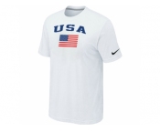 USA Olympics USA Flag Collection Locker Room T-Shirt White