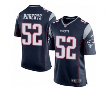 Men Nike New England Patriots #52 Elandon Roberts Game Navy Blue Team Color NFL Jersey