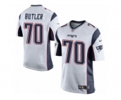 Men Nike New England Patriots #70 Adam Butler Game White NFL Jersey