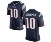 Men's Nike New England Patriots #10 Jimmy Garoppolo Game Navy Blue Team Color NFL Jersey