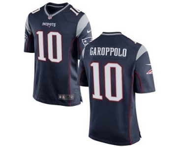 Men's Nike New England Patriots #10 Jimmy Garoppolo Game Navy Blue Team Color NFL Jersey