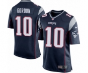 Men's Nike New England Patriots #10 Josh Gordon Game Navy Blue Team Color NFL Jersey