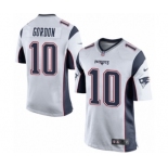 Men's Nike New England Patriots #10 Josh Gordon Game White NFL Jersey