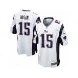 Men's Nike New England Patriots #15 Chris Hogan Game White NFL Jersey