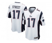 Men's Nike New England Patriots #17 Devin Street Game White NFL Jersey