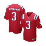 Men's Nike New England Patriots #3 Stephen Gostkowski Game Red Alternate NFL Jersey