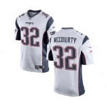 Men's Nike New England Patriots #32 Devin McCourty Game White NFL Jersey