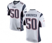 Men's Nike New England Patriots #50 Rob Ninkovich Game White NFL Jersey