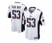 Men's Nike New England Patriots #53 Kyle Van Noy Game White NFL Jersey